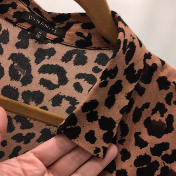EUC Dynamite Button Down Blouse - Picture 5 of 7